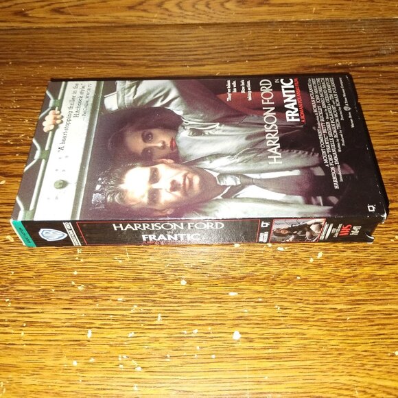 Frantic (VHS, 1991, Warner Bros, Studios) Harrison Ford - Picture 4 of 6